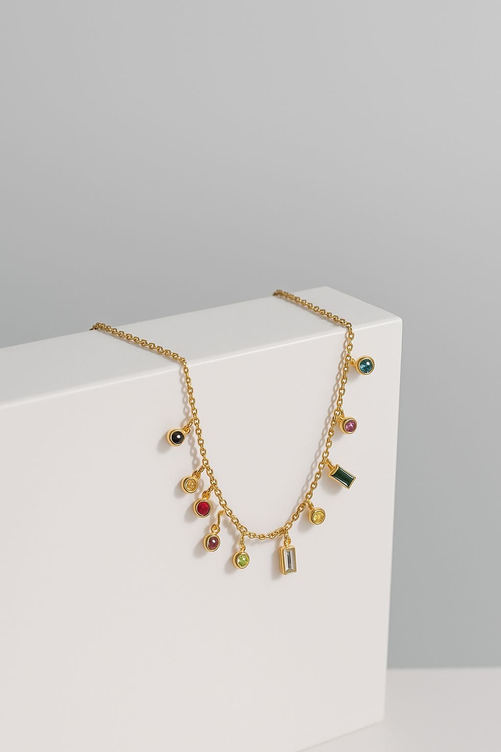 COLLAR - PIEDRAS DE COLORES