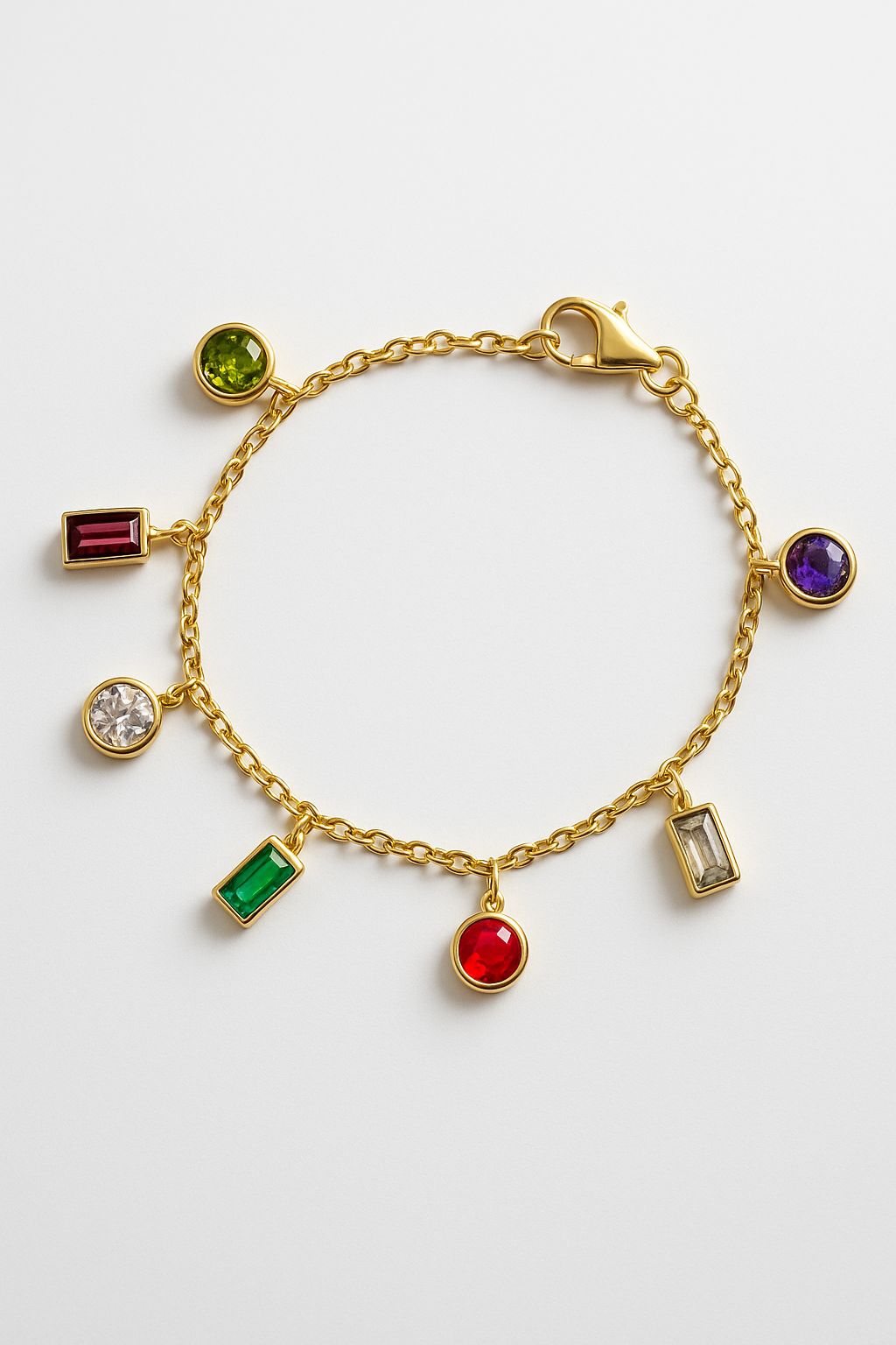 PULSERA - PIEDRAS DE COLORES